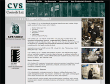 Tablet Screenshot of cvs-controls.com